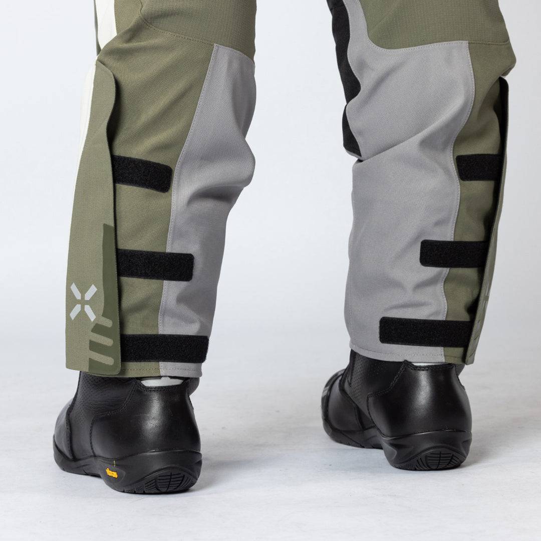 iXS Venture-STX 1.0 Laminathose in Oliv und Hellgrau, robuste Hosen für Abenteuer und Outdoor-Aktivitäten