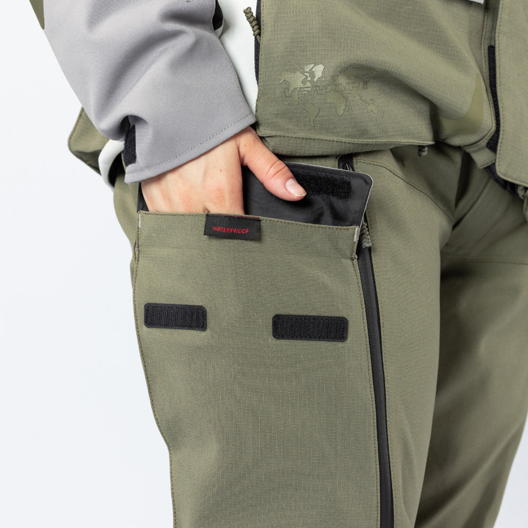 iXS Damen Venture-STX 1.0 Laminathose oliv-hellgrau