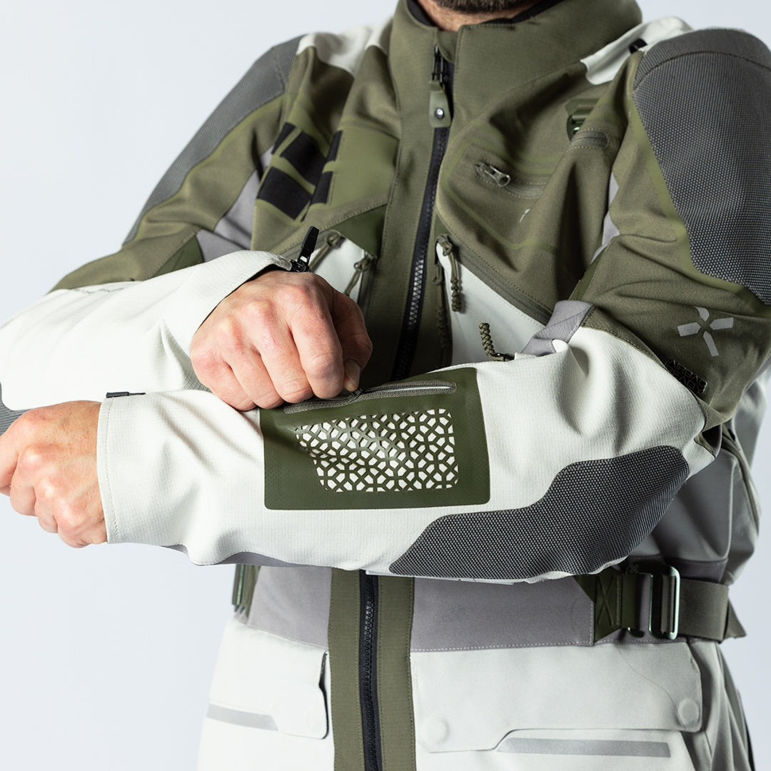 iXS Venture-Air 1.0 Jacke hellgrau-oliv