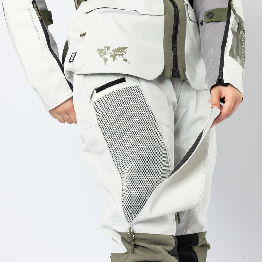 iXS Damen Venture-Air 1.0 Hose hellgrau-oliv