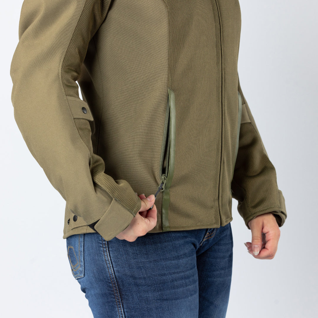 iXS Damen Oxy-Air Jacke olive