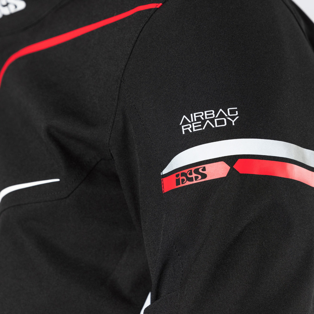 iXS Sport Jacke TS-Pro ST+ schwarz-rot
