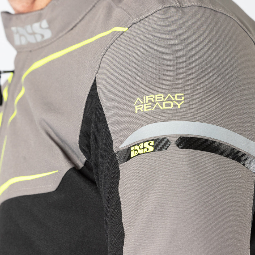 iXS Sport Jacke TS-Pro ST+ schwarz-grau-fluo gelb