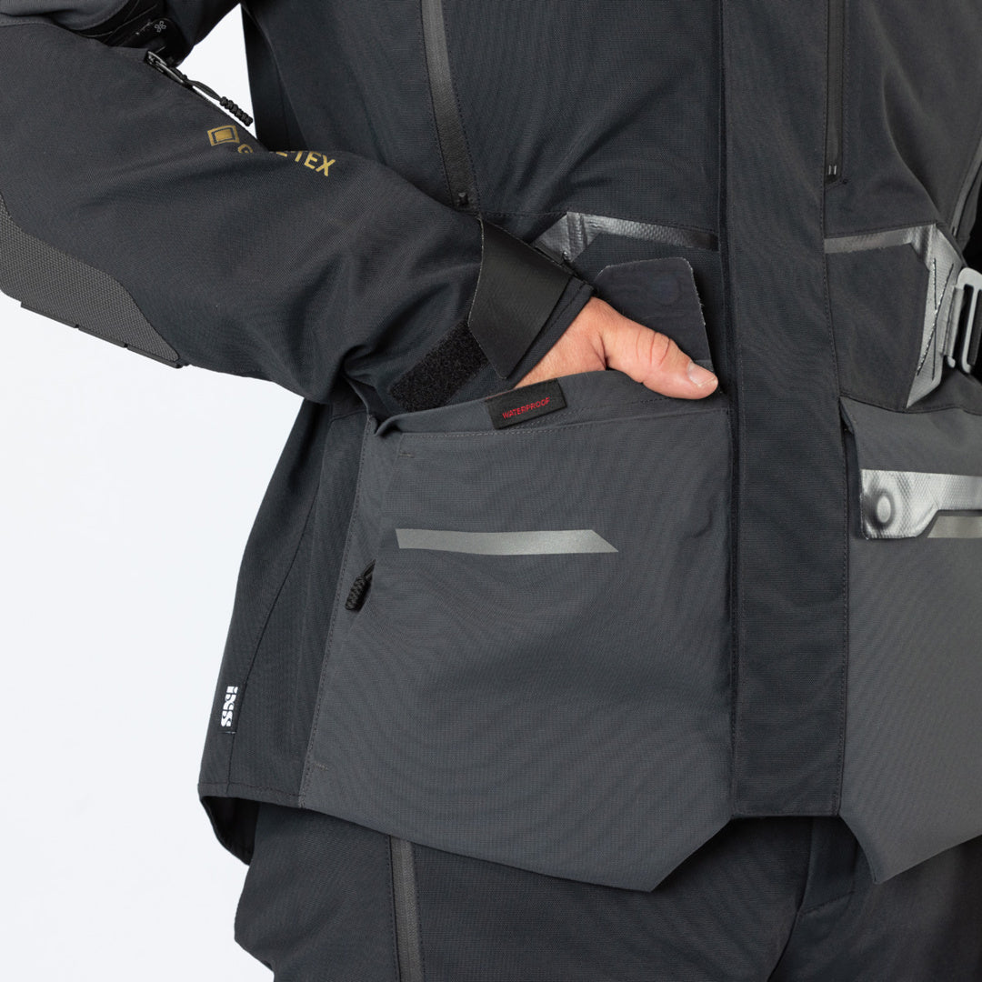 iXS Venture-GTX 1.0 Laminatjacke schwarz-mittelgrau