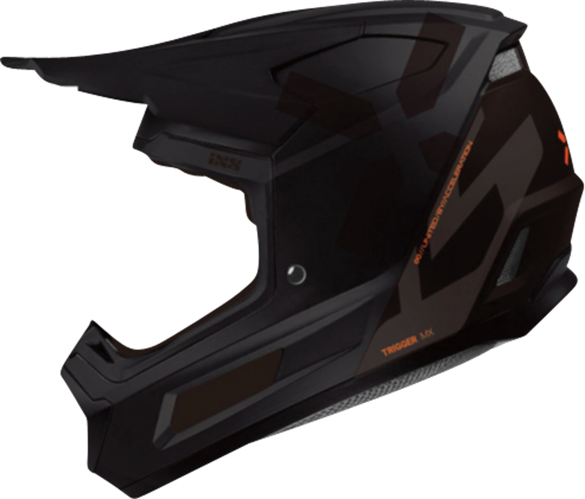iXS Trigger MX 1.0 MIPS Fullface matt schwraz-orange