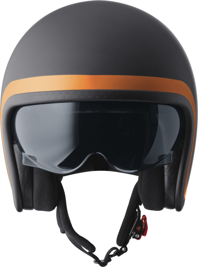 Gms Jethelm Ride matt schwarz-orange