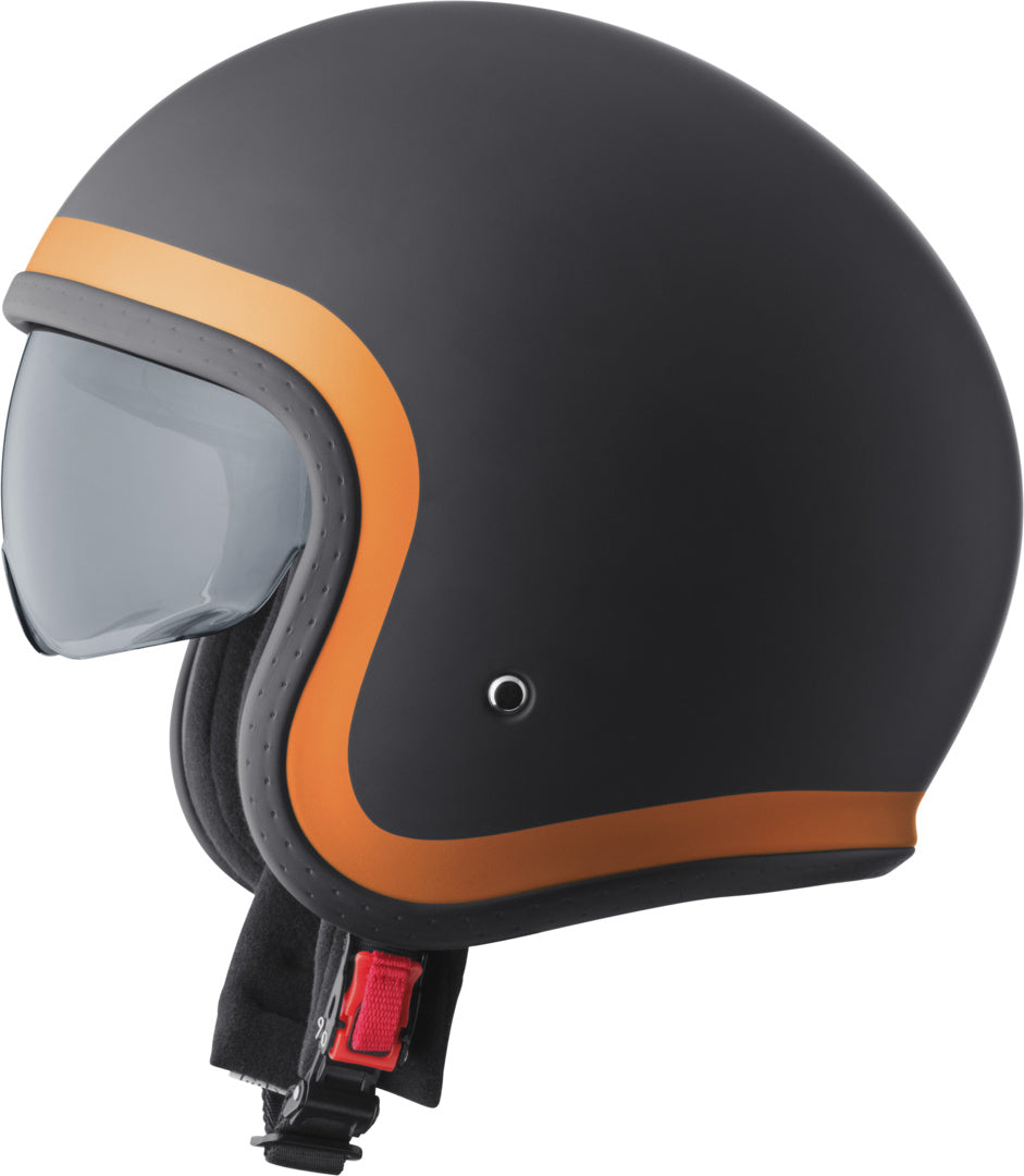 Gms Jethelm Ride matt schwarz-orange