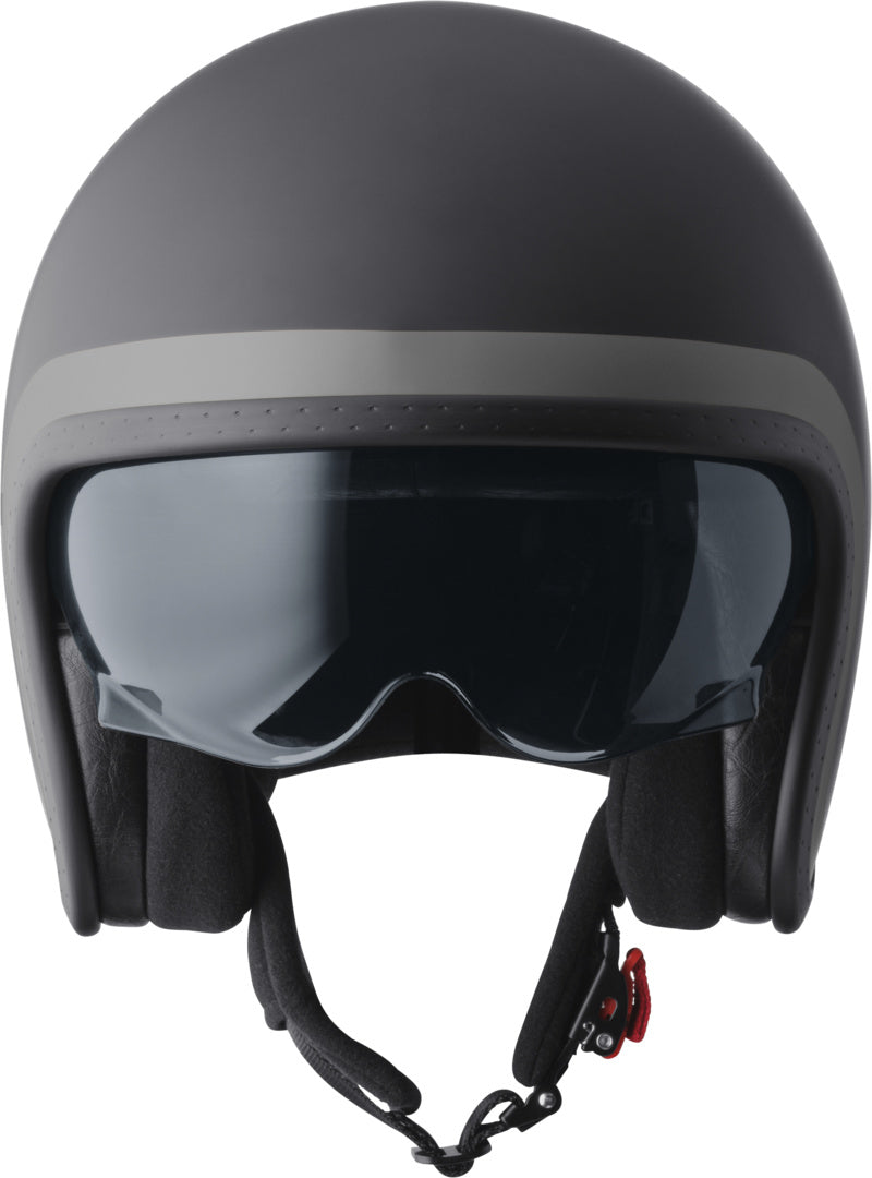 Gms Jethelm Ride matt schwarz-grau