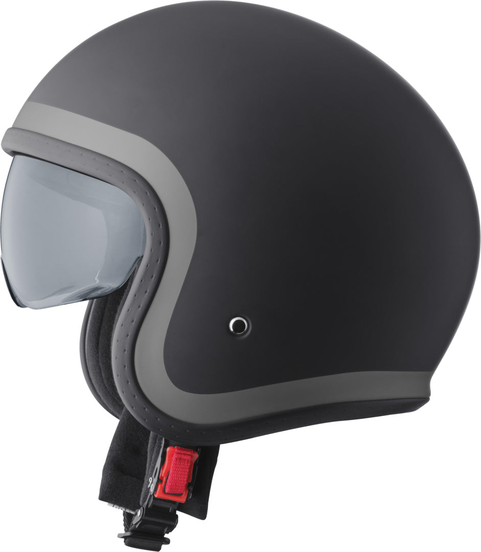 Gms Jethelm Ride matt schwarz-grau