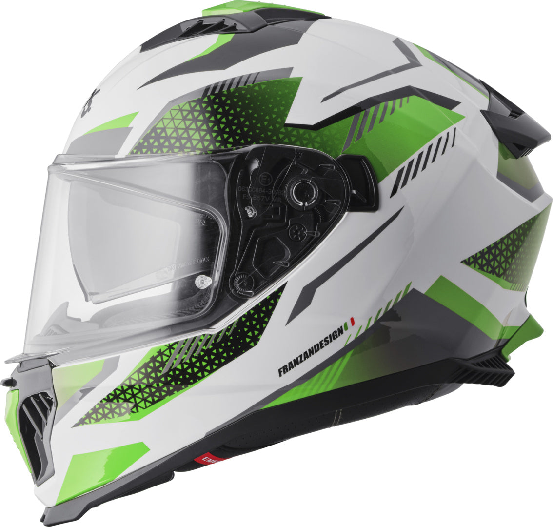 Gms Integralhem Gelero weiss-grün-grau