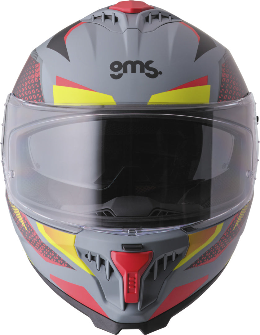 Gms Integralhem Gelero matt grau-gelb-rot