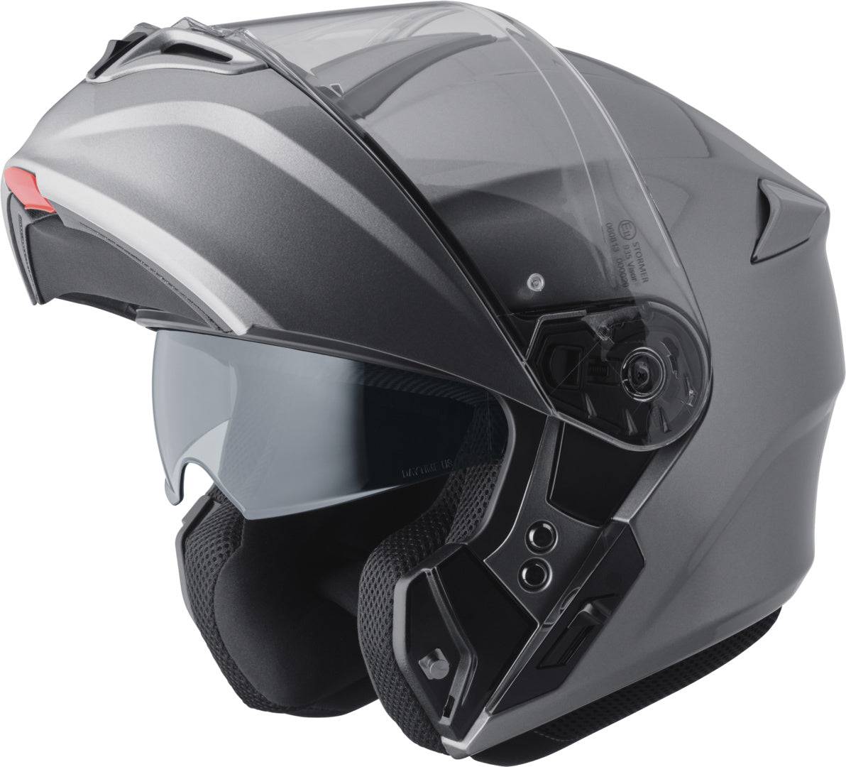GMS Klapphelm Aperio Titan, integral Helm mit klappbarem Visier, robustes Titan-Design, bequemes Innenfutter, sicherer Schutz