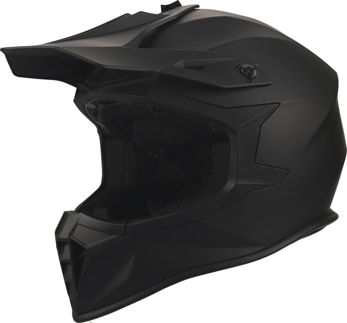 Gms Motocrosshelm Fortis schwarz-matt