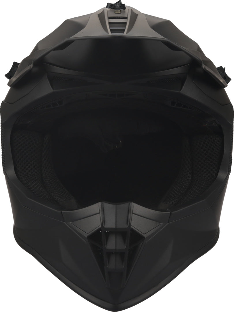 Gms Motocrosshelm Fortis schwarz-matt