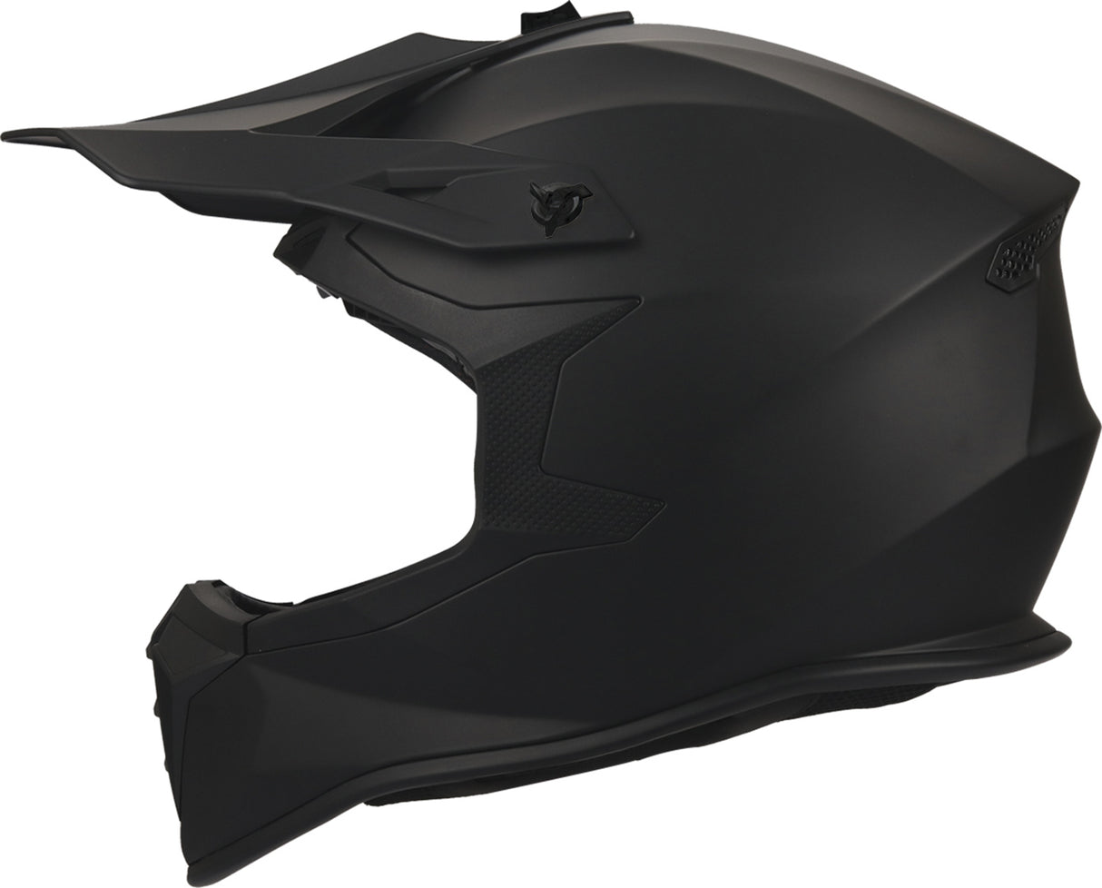 Gms Motocrosshelm Fortis schwarz-matt