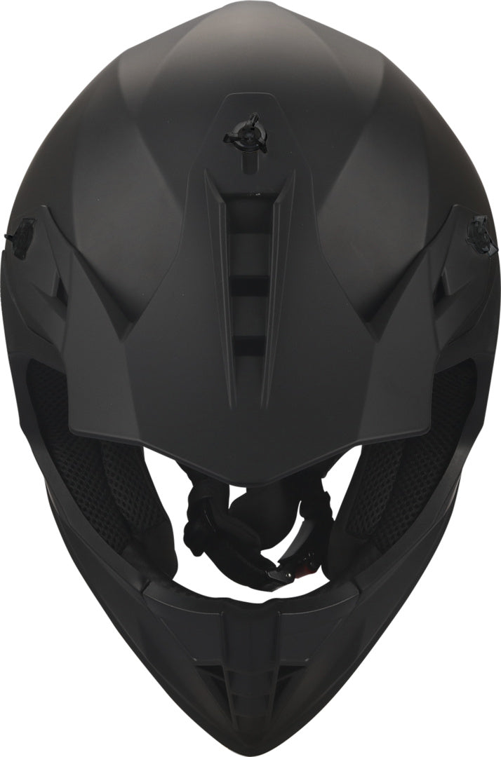 Gms Motocrosshelm Fortis schwarz-matt
