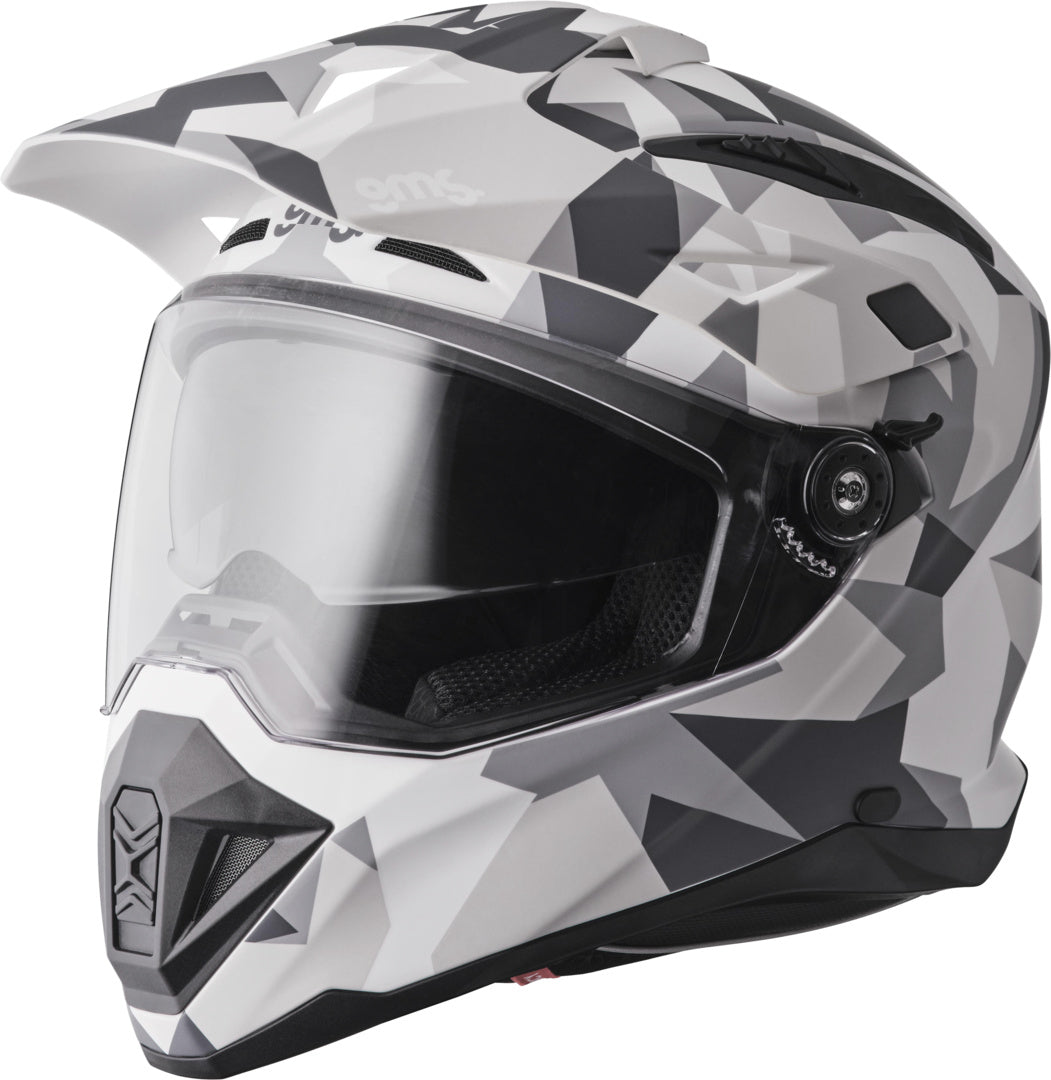 Gms Adventus Camo matt weiss-grau camo