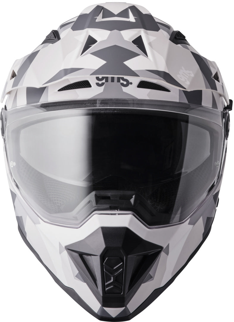 Gms Adventus Camo matt weiss-grau camo