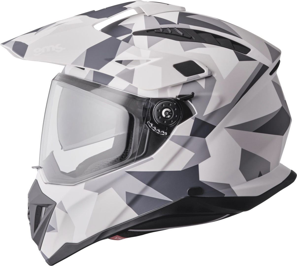 Gms Adventus Camo matt weiss-grau camo