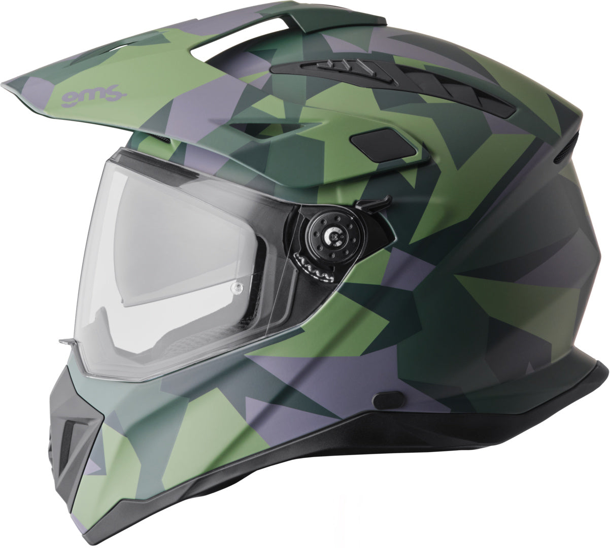 Gms Adventus Camo matt grün-schwarz