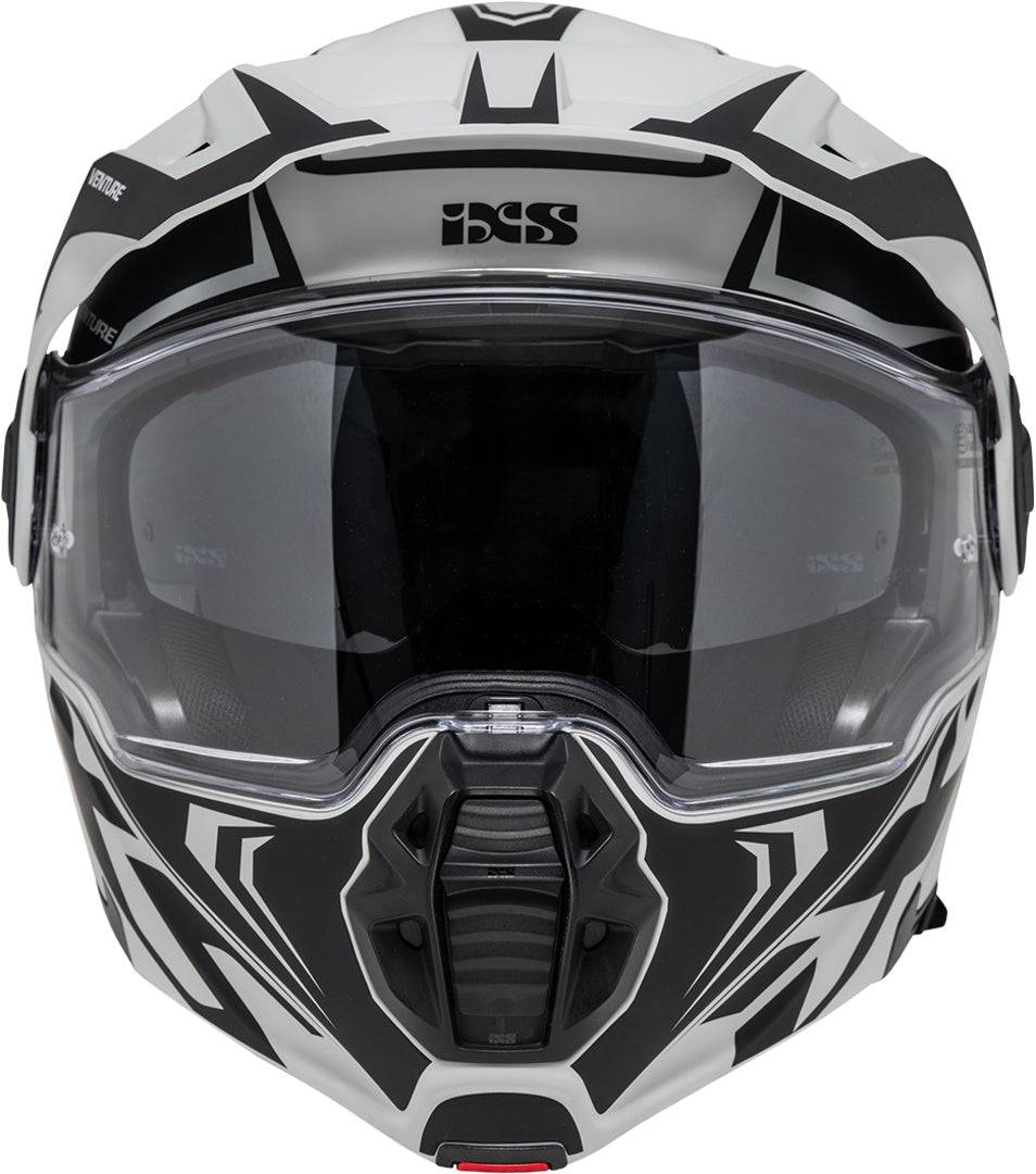 iXS Klapphelm Venture 1.0 MIPS in dunkelgrau matt, schicke klappbare Fahrradhelm mit MIPS-Schutzsystem, auf dem Kopf getragen.