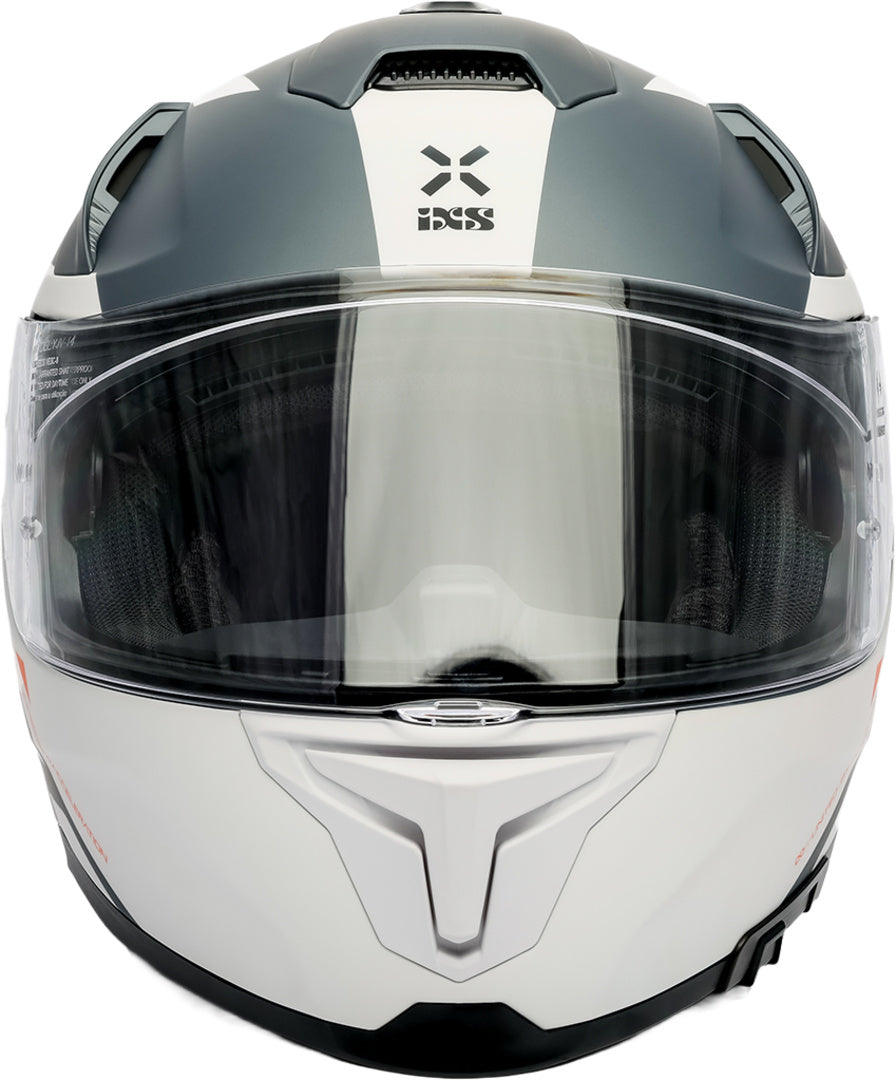 iXS Rapid 2.0 Grafik Integralhelm matt weiss-grau