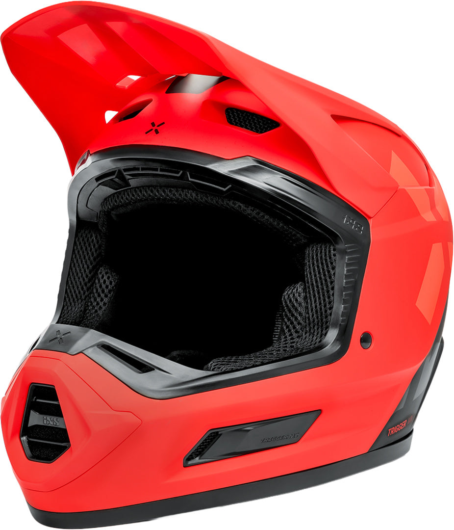 iXS Trigger MX 1.0 MIPS Fullface matte rot-schwarz
