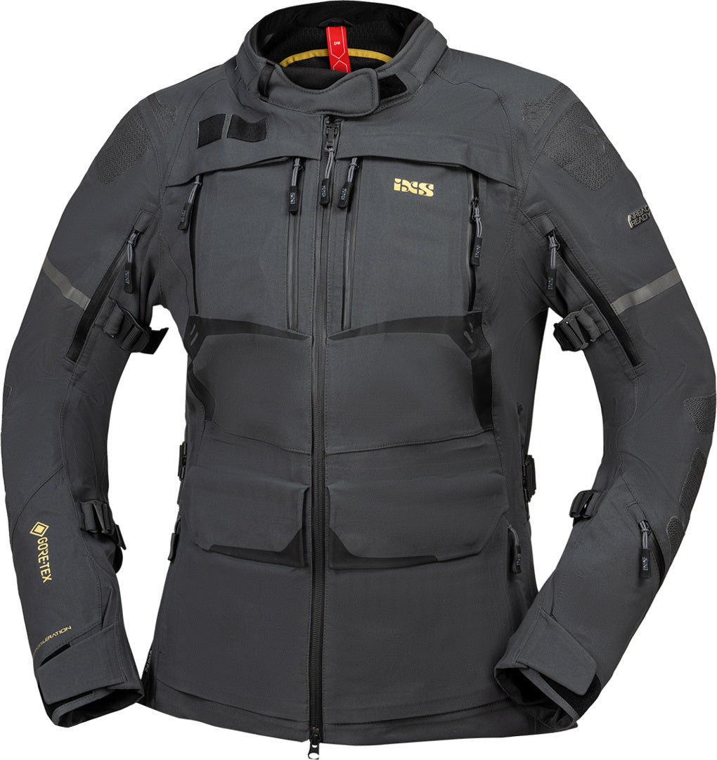 iXS Damen Tourster-GTX 1.0 Laminatjacke dunkelgrau