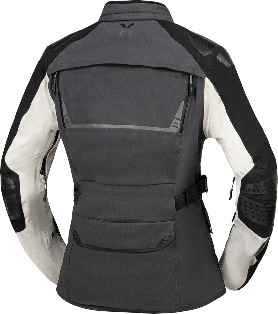 iXS Damen Tourster-STX 2.0 Laminatjacke dunkelgrau-schwarz-cool grey