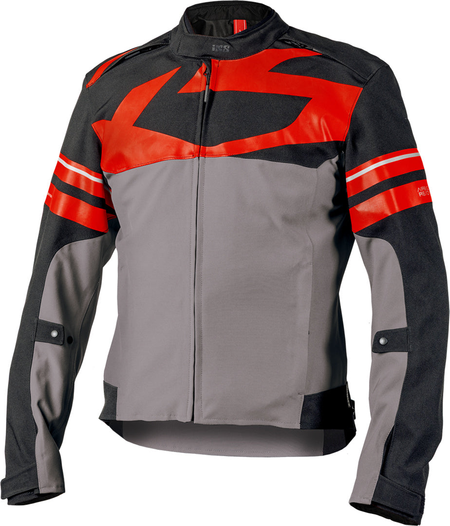iXS Rapid-STX 2.2 Laminatjacke dunkelgrau-schwarz-rot