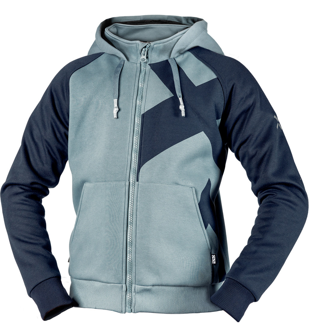 iXS Rapid 1.0 Hoodie dunkelblau-blau grau