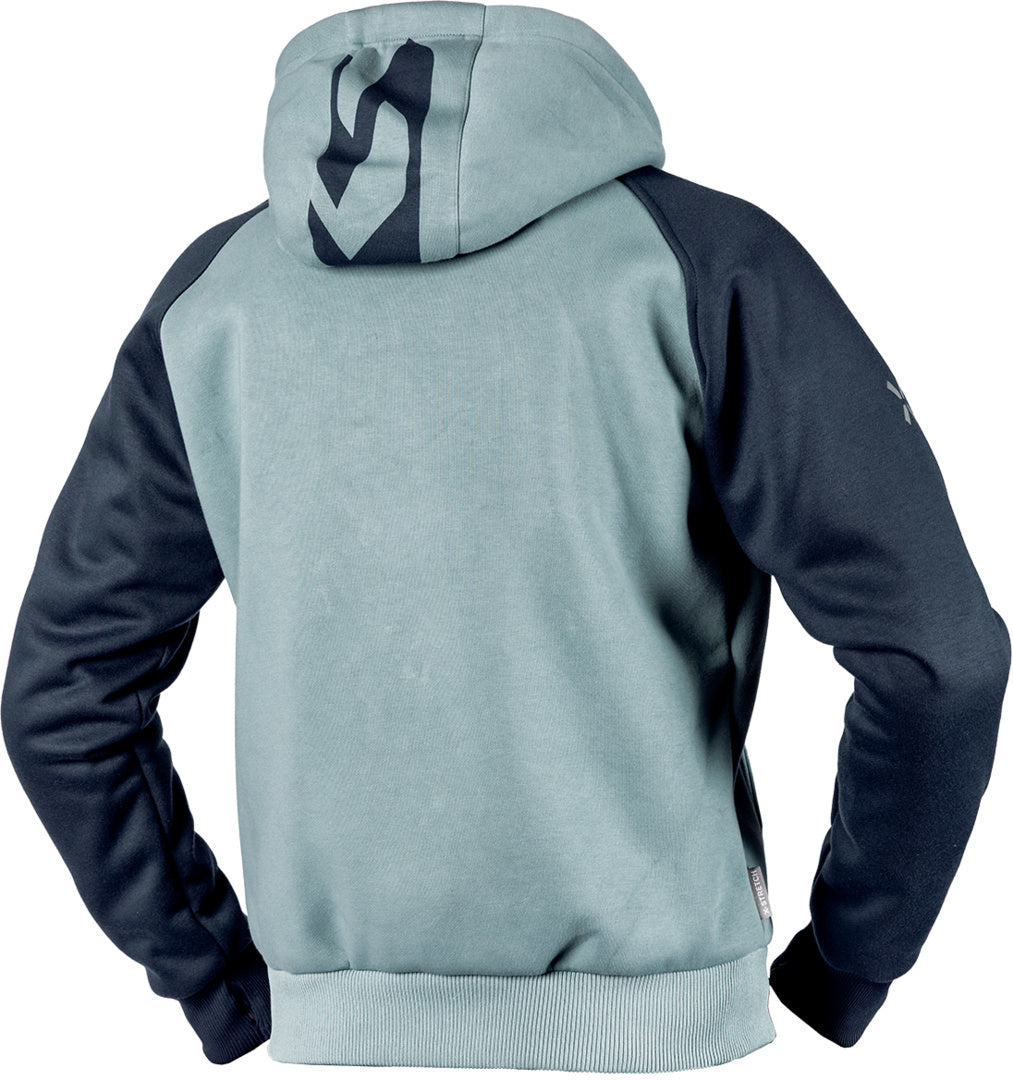 iXS Rapid 1.0 Hoodie dunkelblau-blau grau