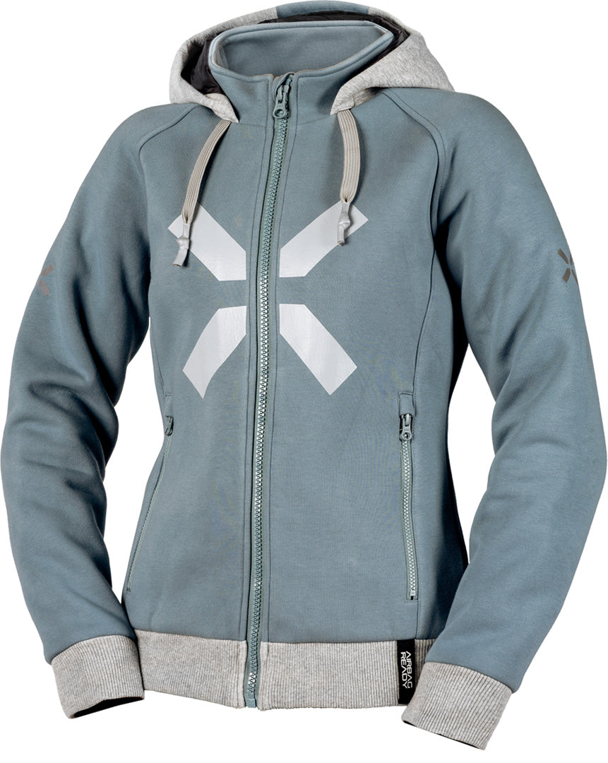 iXS Damen Rapid 1.0 Hoodie blau grau-cool grey