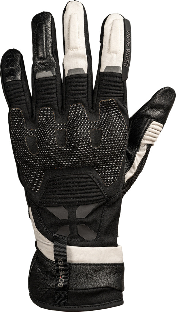 iXS Damen Tourster-GTX 1.0 Laminathandschuhe schwarz-cool grey-dunkelgrau