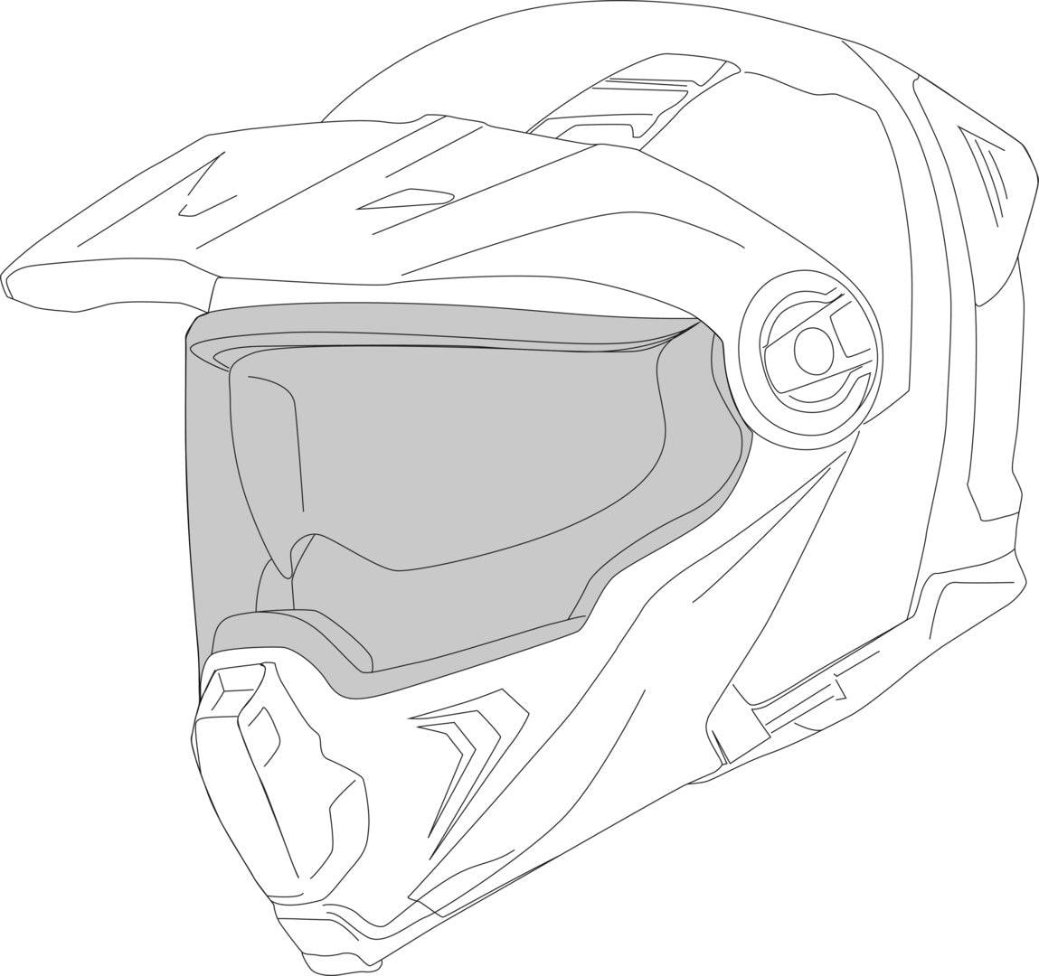 Dunkles Visier Venture 1.0 von iXS für Motorradhelme, klare Sicht und UV-Schutz, aus transparentem Material.