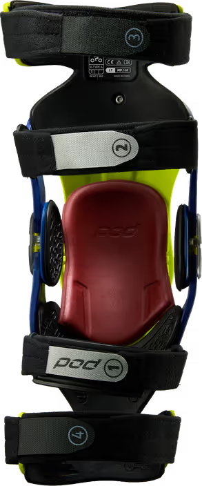 POD Knieorthese K4 3.0 Blau-Gelb Fluo