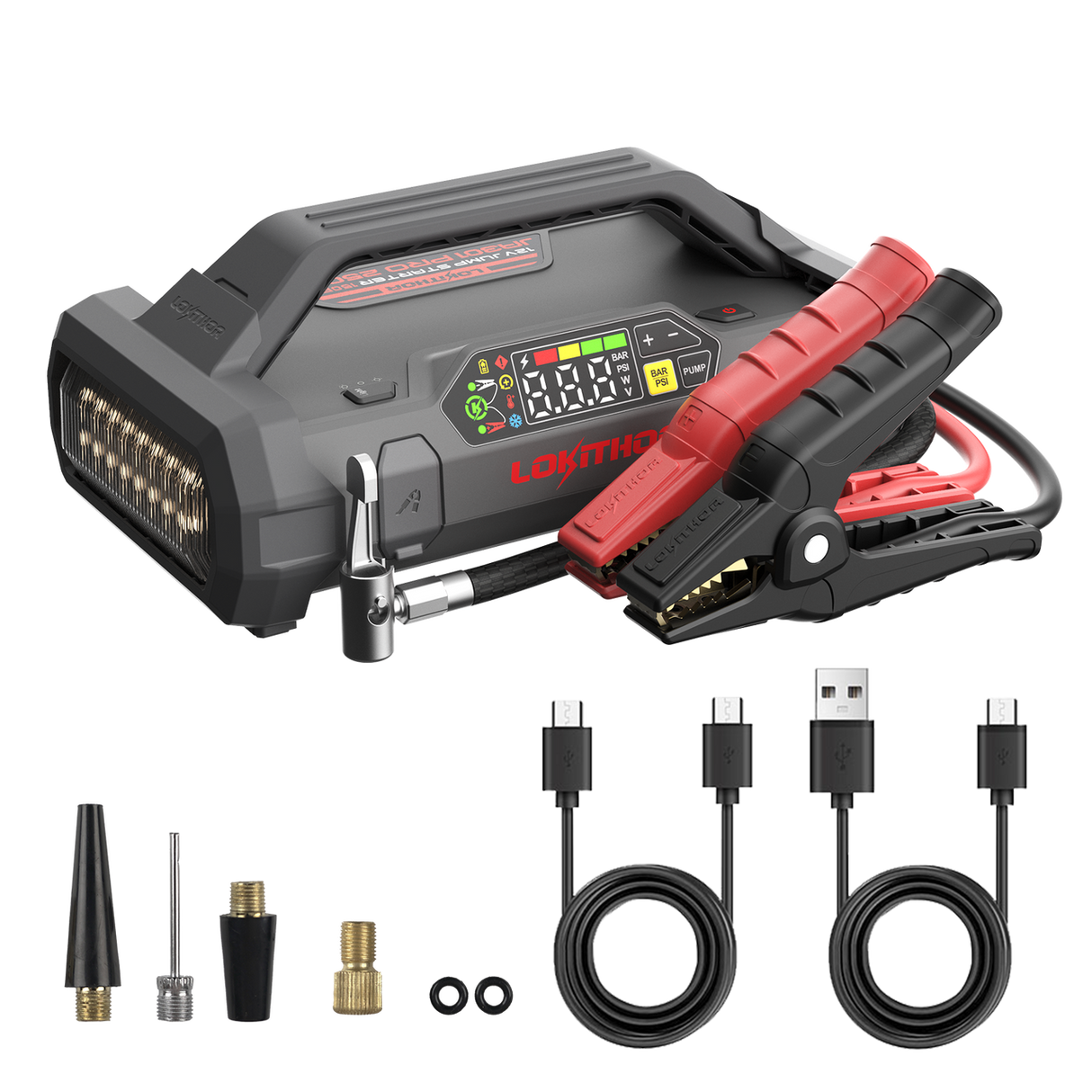 LOKITHOR JA301 PRO Motorrad Starthilfe 2500A