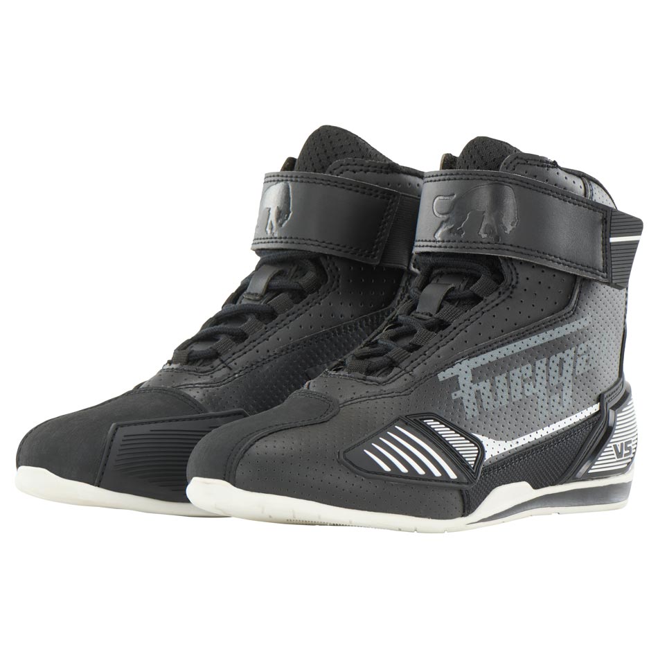 Furygan Schuhe V5 D3O Vented Schwarz-Weiß
