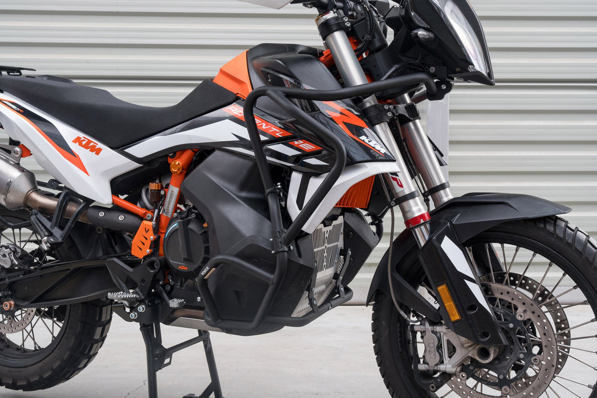 Yakk EXP Sturzbügel oben für KTM 790/890 Adventure 19-23 Schwarz – Ansicht 4