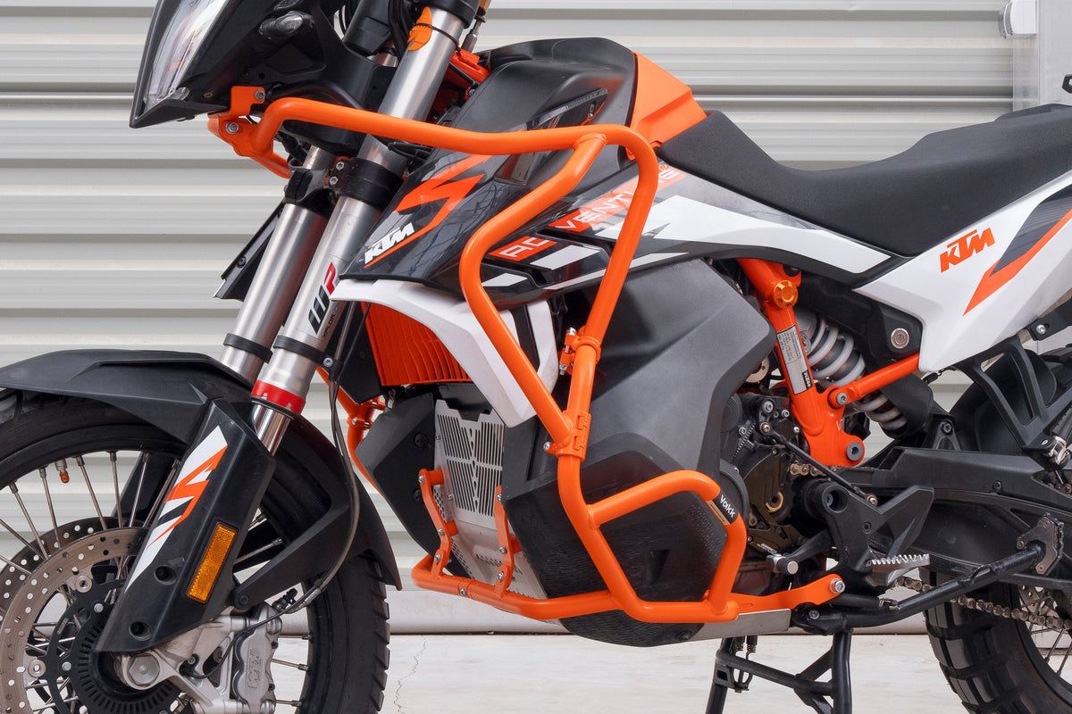 Yakk EXP Sturzbügel oben für KTM 790/890 Adventure 19-23 Orange – Ansicht 3