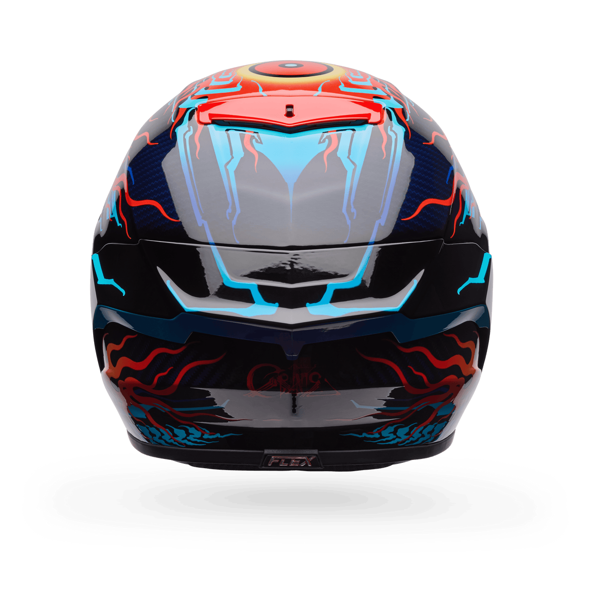 Bell Racestar Dlx Wird Grime Le Schwarz Integralhelm