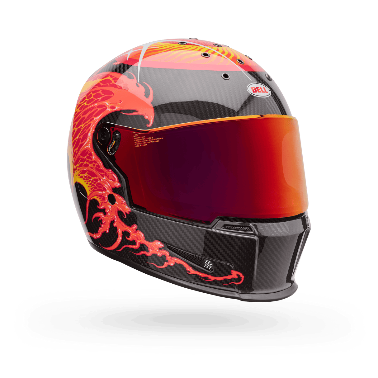 Bell Eliminator Carbon Society Grime Le Schwarz Integralhelm
