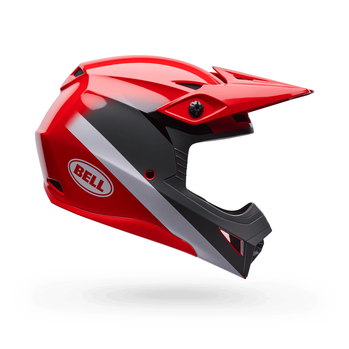 Bell Mx-10 Mips Aviator Rot/Schwarz Motocrosshelm