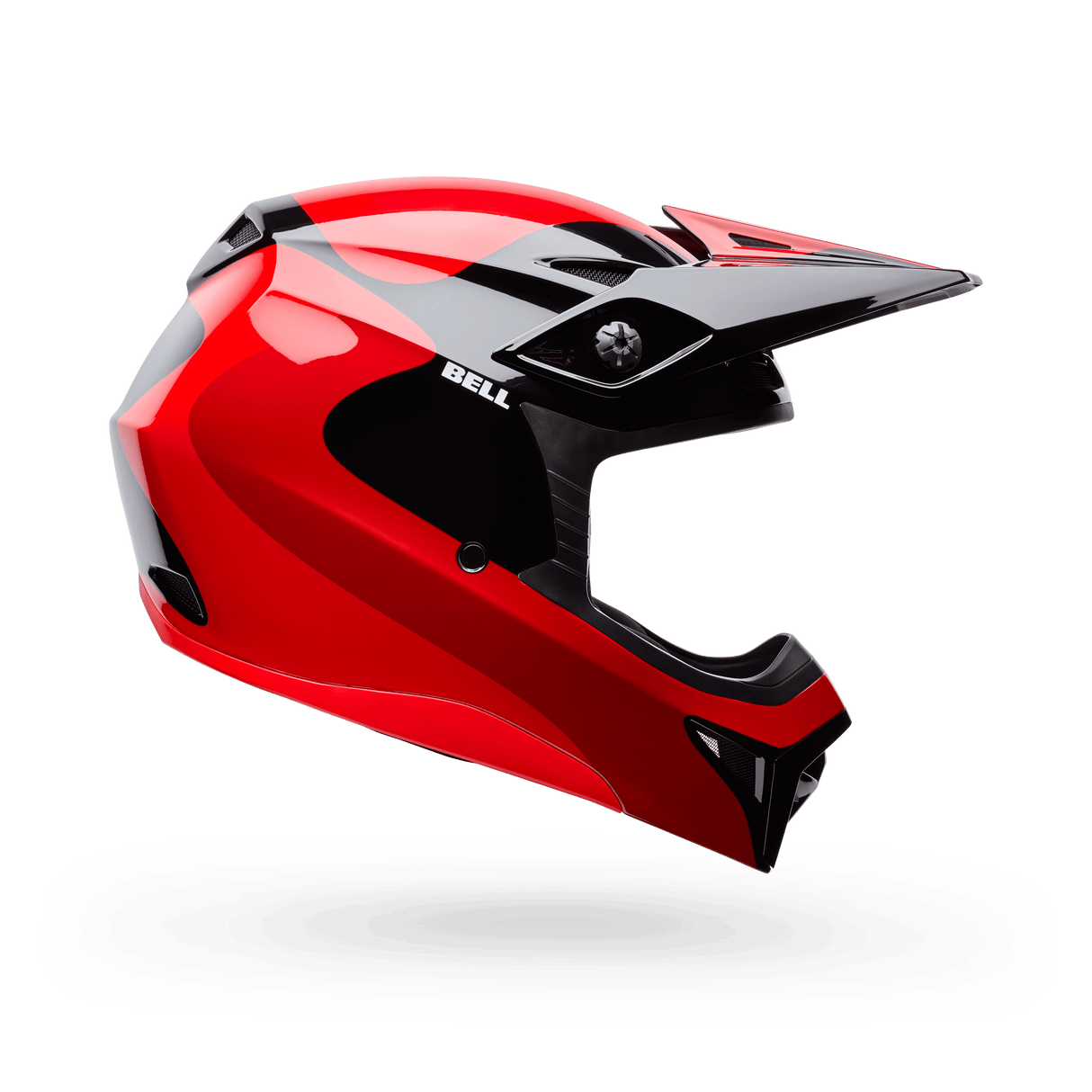 Bell Kinder Mx-10 Mips Wave Rot/Schwarz Motocrosshelm