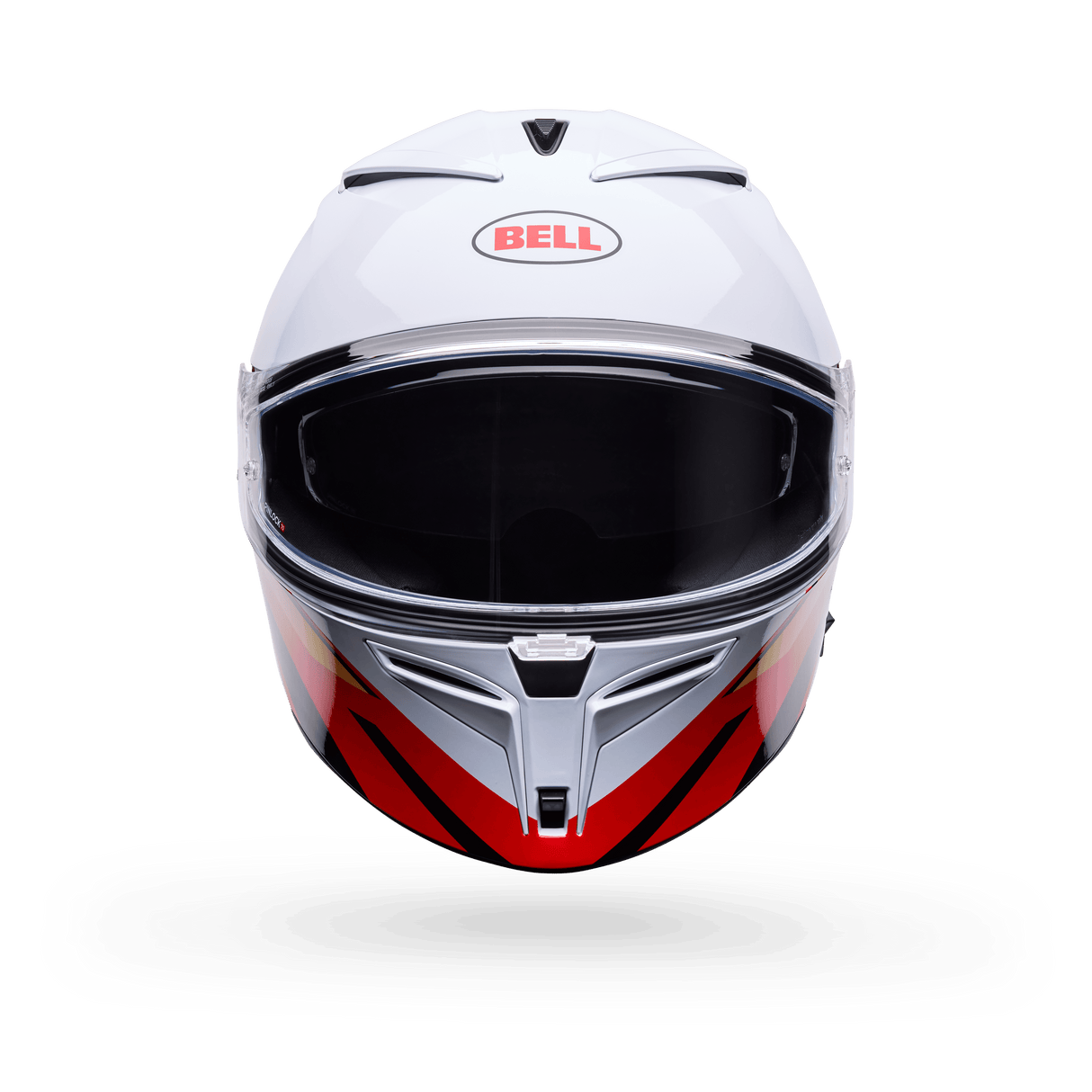 Bell Lithium Nova Weiss/Rot Integralhelm