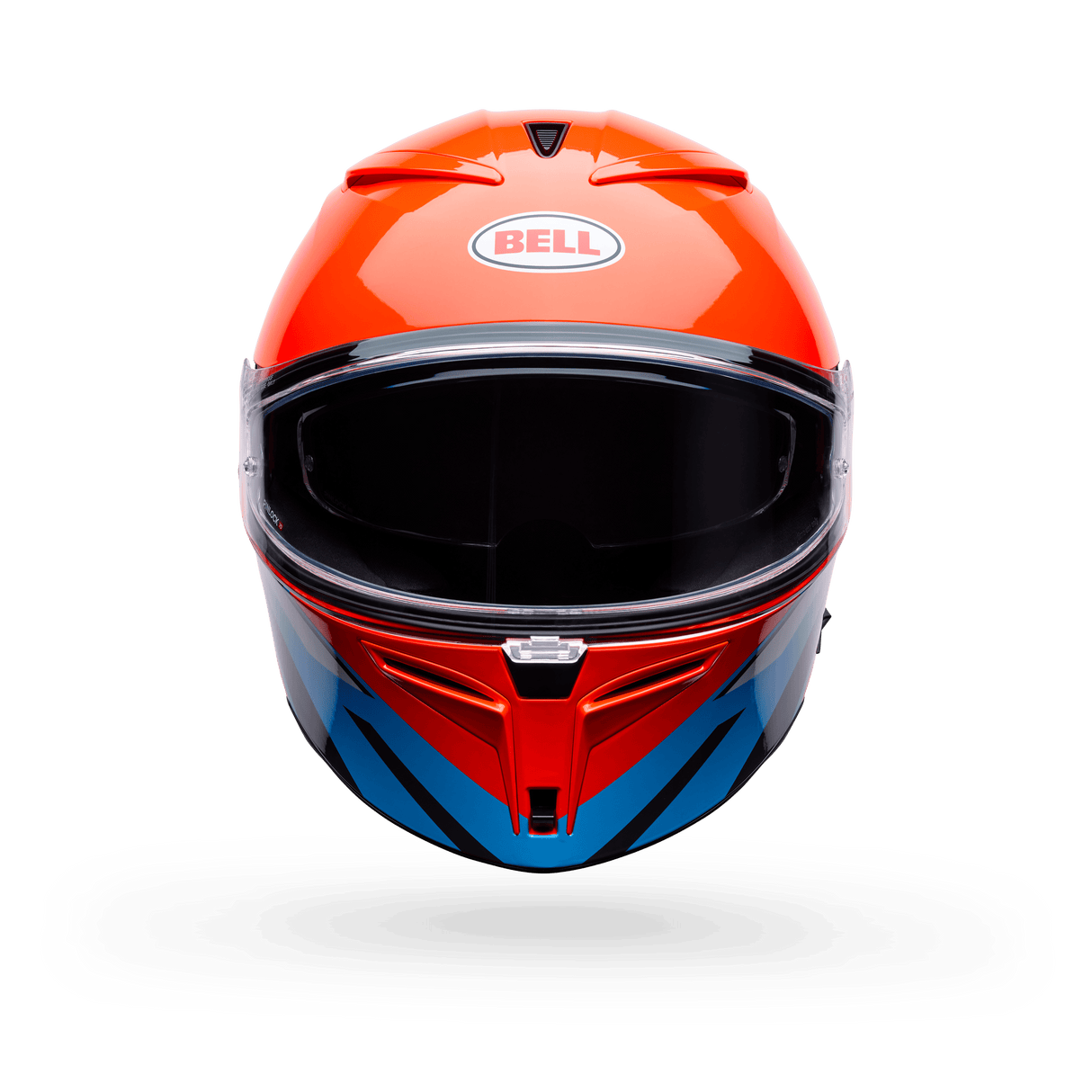 Bell Lithium Nova Orange/Blau Integralhelm