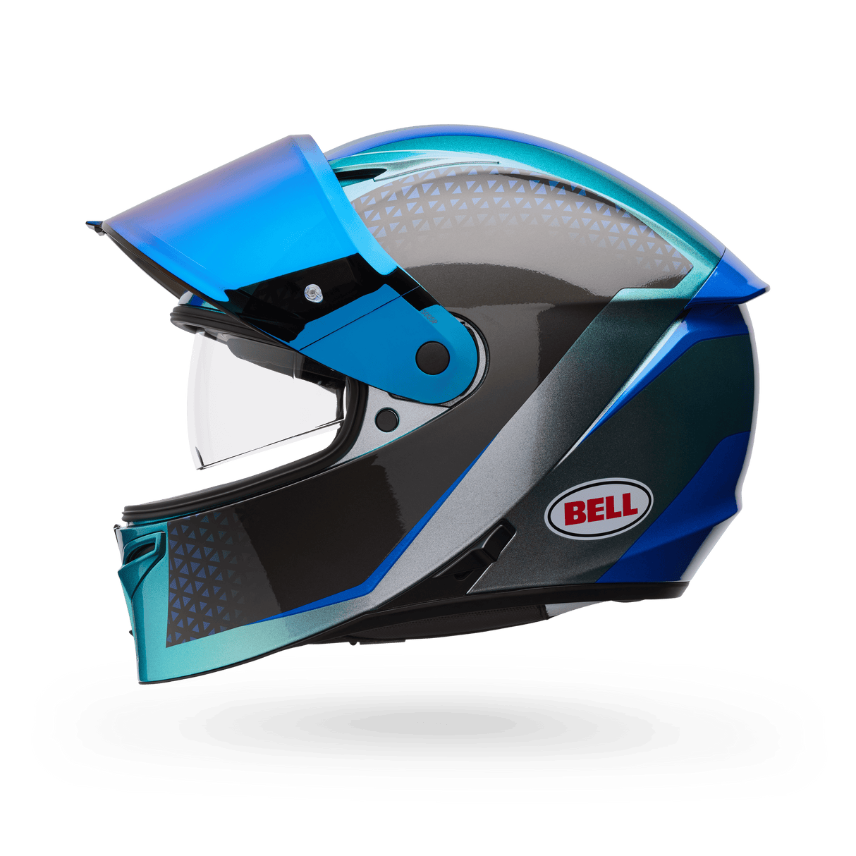 Bell Lithium Mips Plus Blip Silber Integralhelm