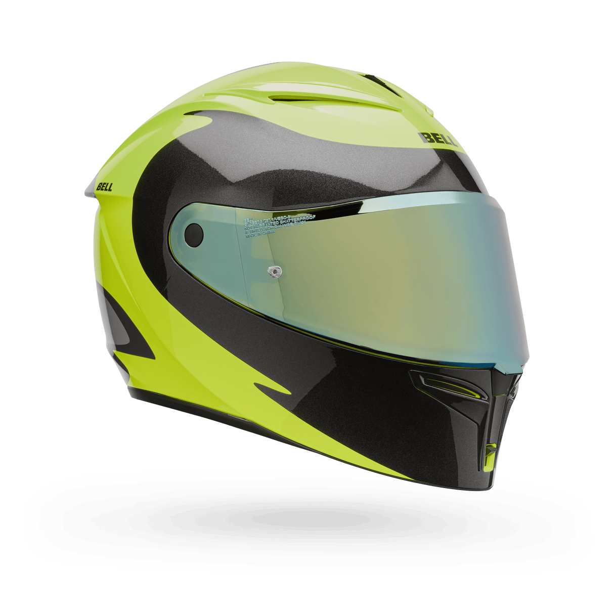Bell Lithium Mips Plus Fluid Fluoreszierendes Gelb Integralhelm