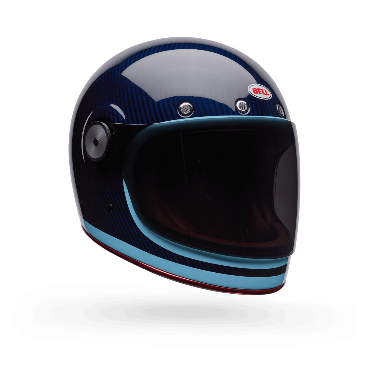 Bell Bullitt Gt Carbon Lane Blau Integralhelm
