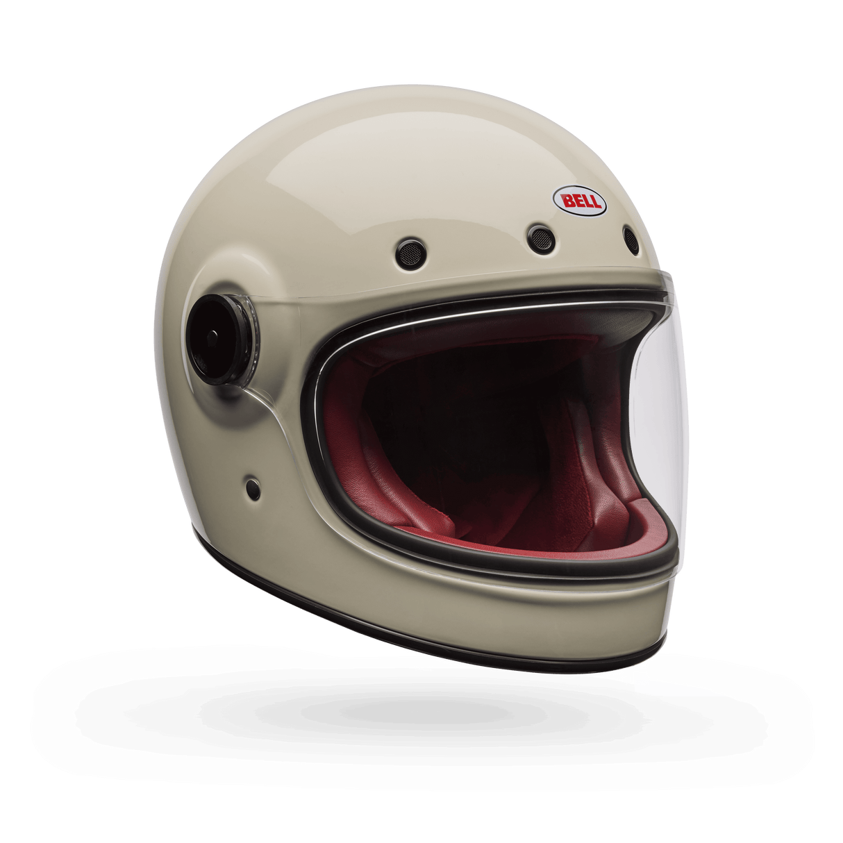 Bell Bullitt Gt Solid Vintage Weiß Integralhelm